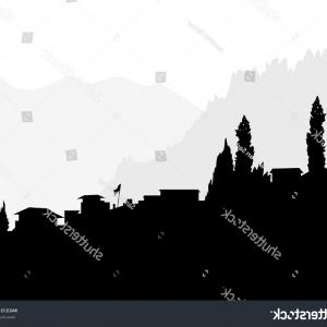 300x300 Photostock Vector City And Village Silhouette Catchsplace