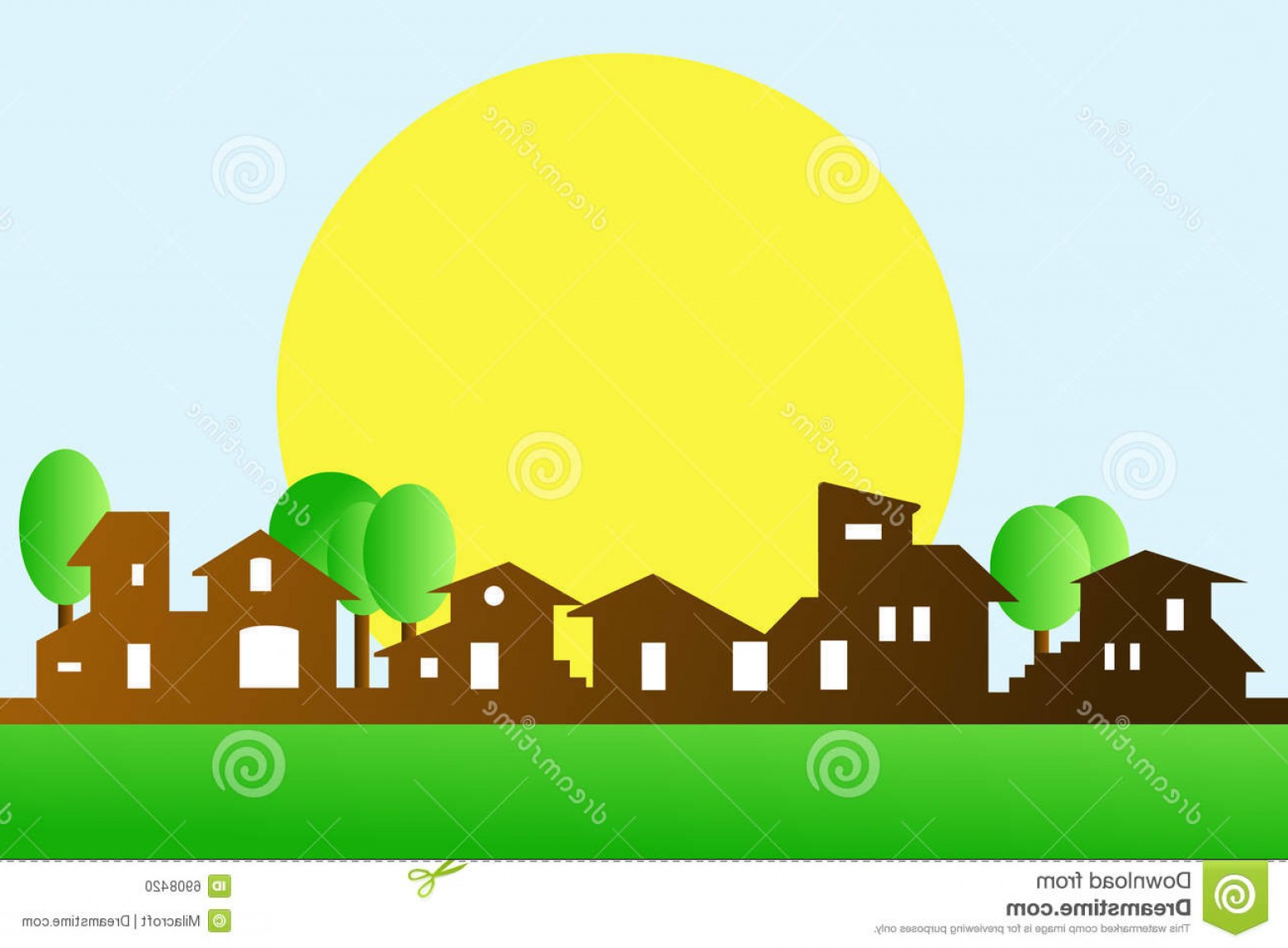 1560x1148 Stock Photo Little Village Silhouette Image Catchsplace