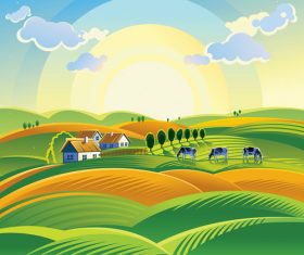 280x235 Village Vector