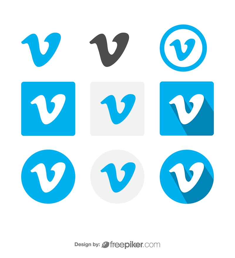 800x878 Freepiker Vimeo Social Media Icon Vector Icons