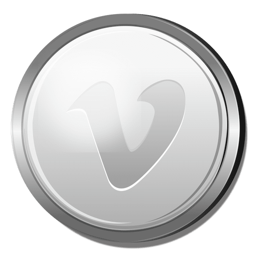 512x512 Vimeo Silver Circle Icon
