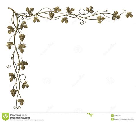 474x425 Royalty Free Stock Wedding Designs Of Borders, Vector Vine Frame