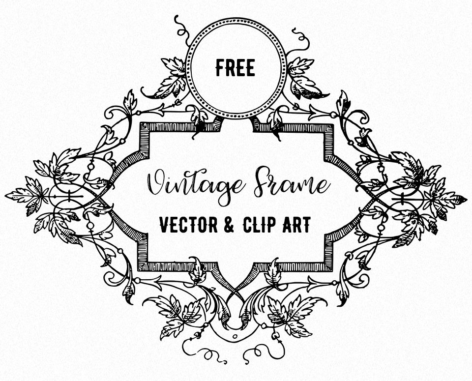 960x775 Clipart Printables Vine Border