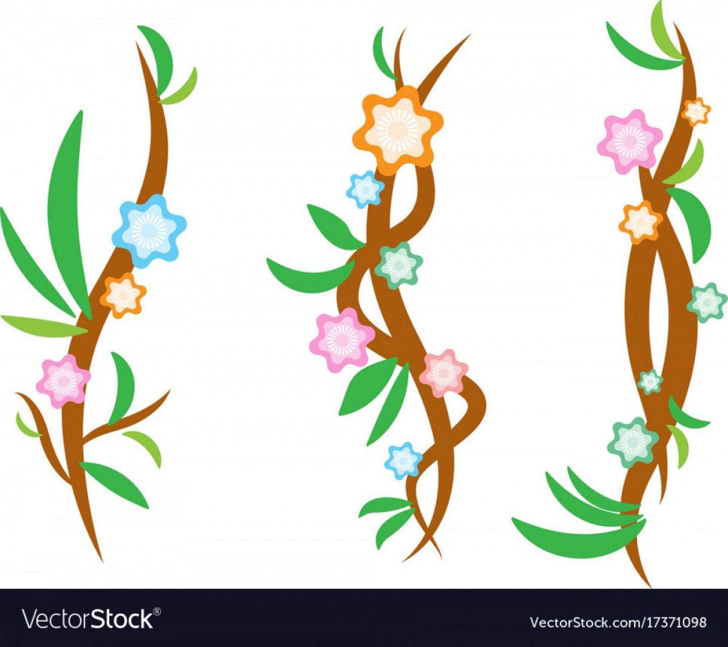 Vine Design With Flower And Leaf Vector Cqrecords 1440x1279 Vine Design With Flower And Leaf Vector Cqrecords