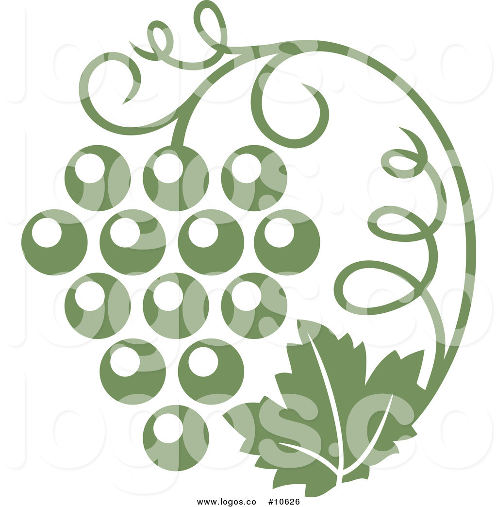 1024x1044 Royalty Free Clip Art Vector Logo Of An Olive Green Grape Vine