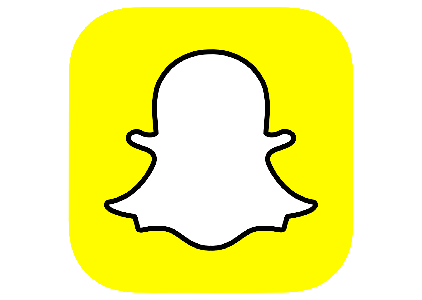 1600x1136 Snapchat Logo Vector Download Free Icon