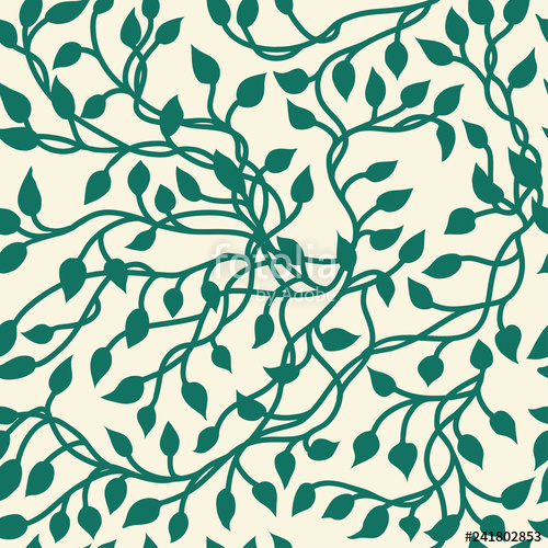 Gorgeous Ivy Vine Vector In A Seamless Wallpaper Pattern, Pretty 500x500 Gorgeous Ivy Vine Vector In A Seamless Wallpaper Pattern, Pretty
