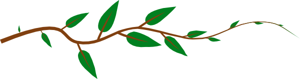 600x158 Leaf Vine Clip Art