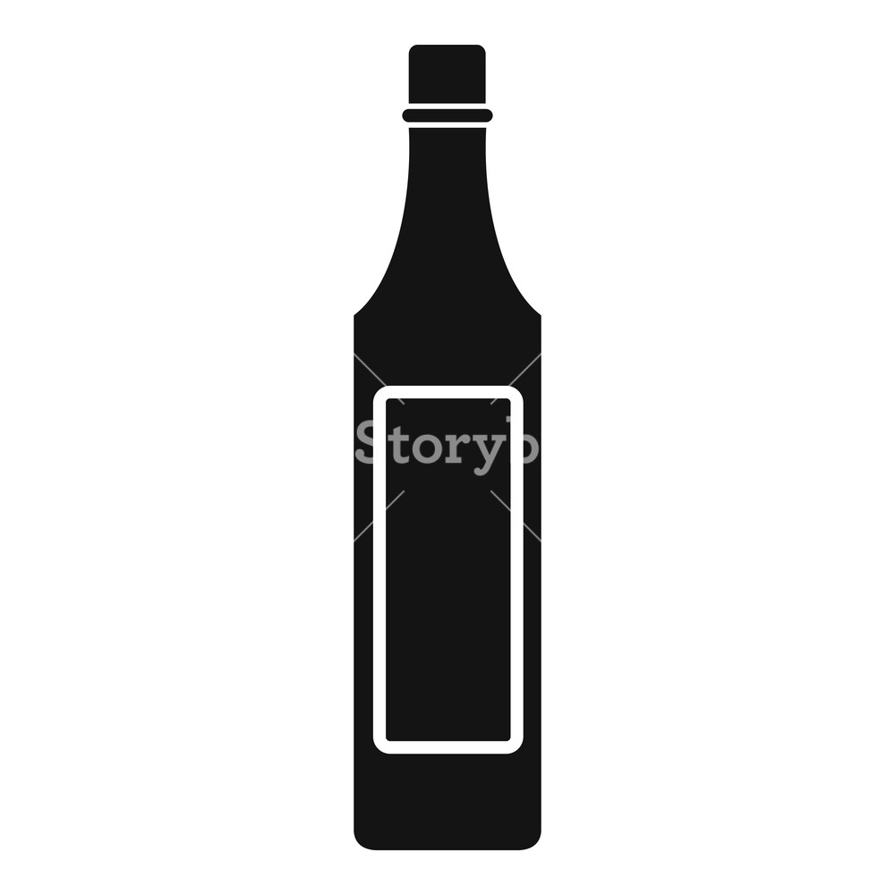 1000x1000 Vinegar Bottle Icon Simple Illustration Of Vinegar Bottle Vector
