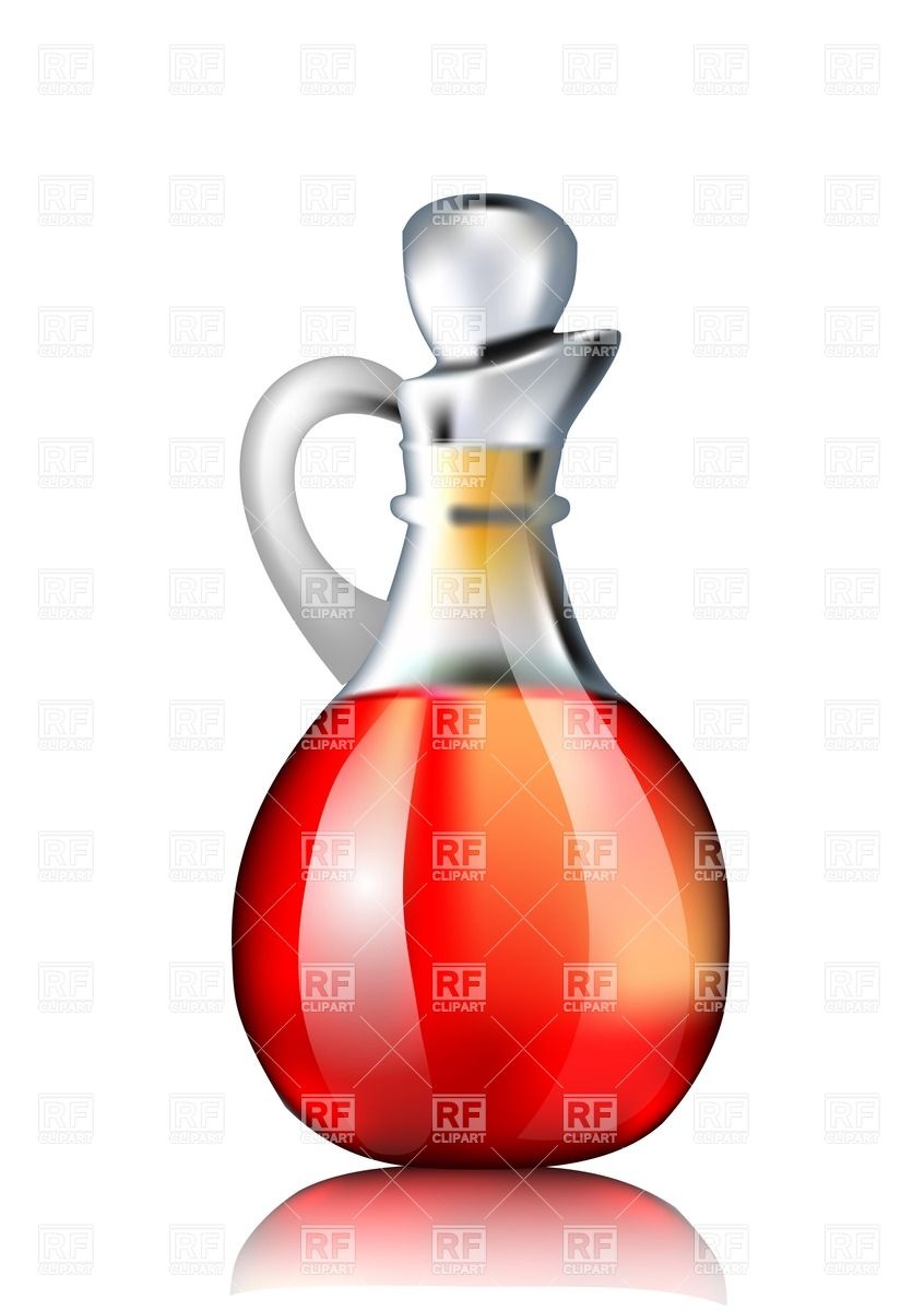 846x1200 Decanter With Red Wine Vinegar Vector Image Of Food And Beverages