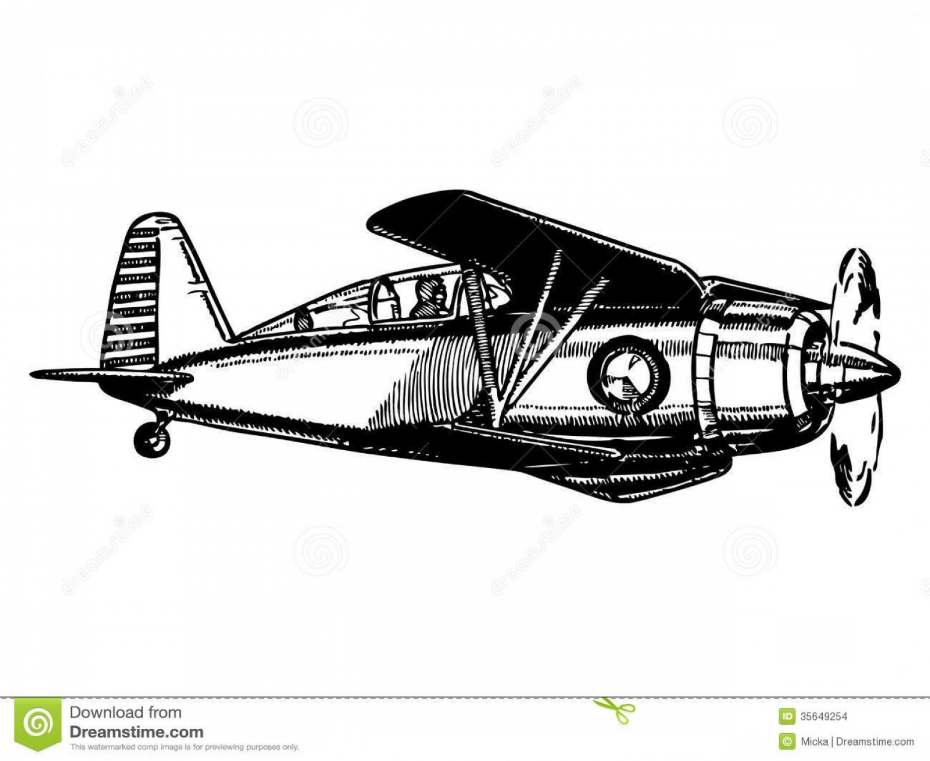 1872x1533 Stock Images Biplane Aircraft Flight Vintage Style Vector