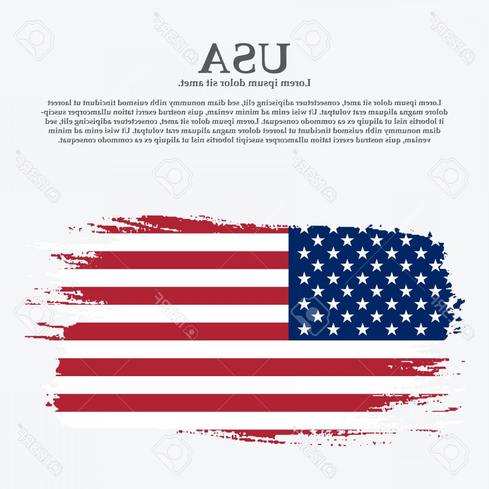 1560x1560 Photostock Vector Grunge American Flag Vector Flag Of Usa United