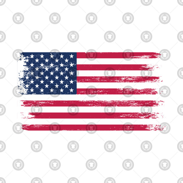 630x630 Vintage American Flag Vector Grunge