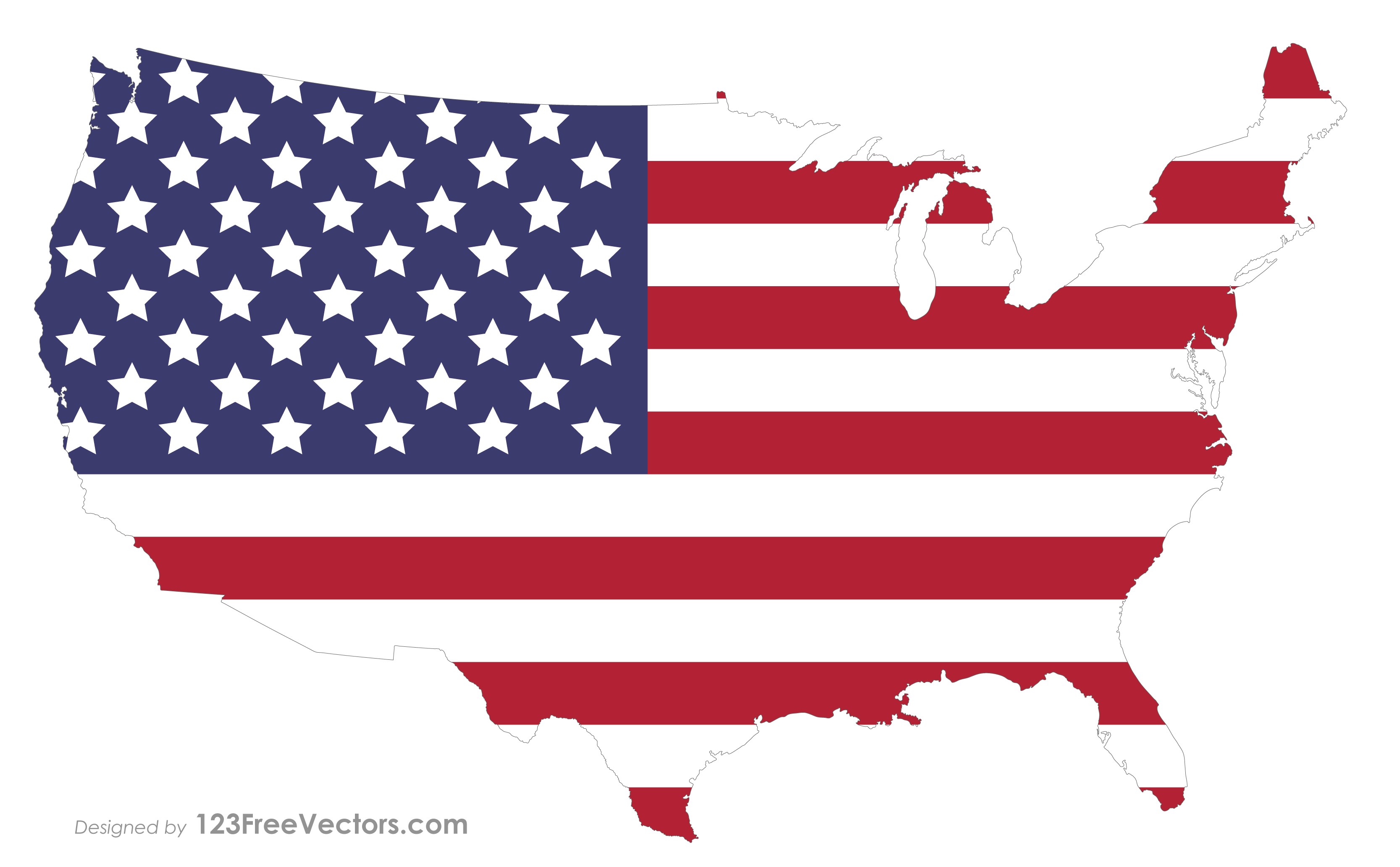 3333x2063 Usa Flags Vectors Download Free Vector Art Graphics