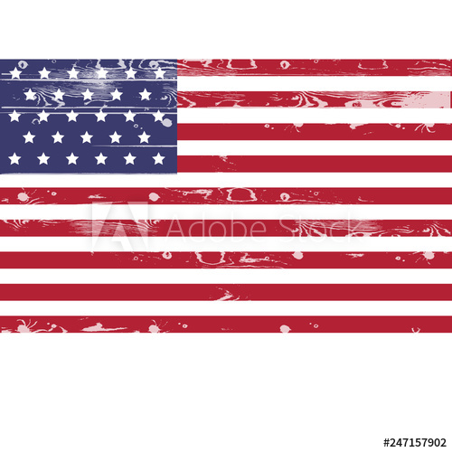 Download Vintage American Flag Vector at Vectorified.com ...