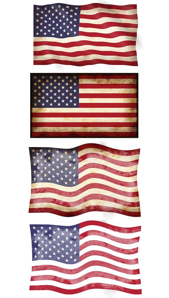 570x1006 Vintage American Flag Clipart Clipart Station