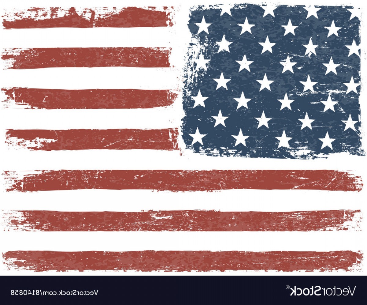 1200x996 American Flag Grunge Background Template Vector Wallkeeper
