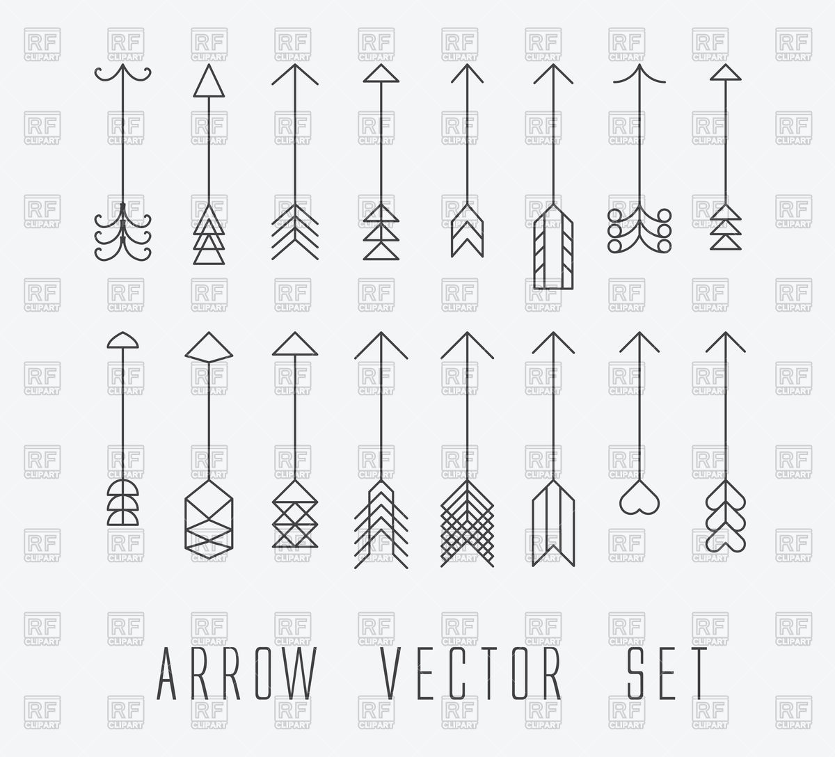 Vintage Style Arrows Vector Image Of Signs, Symbols, Maps 1200x1088 Vintage Style Arrows Vector Image Of Signs, Symbols, Maps