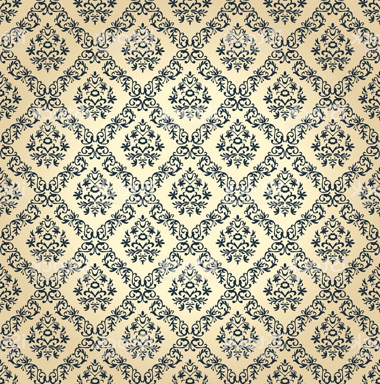 1214x1228 Seamless Floral Background Vector Vintage Wallpaper