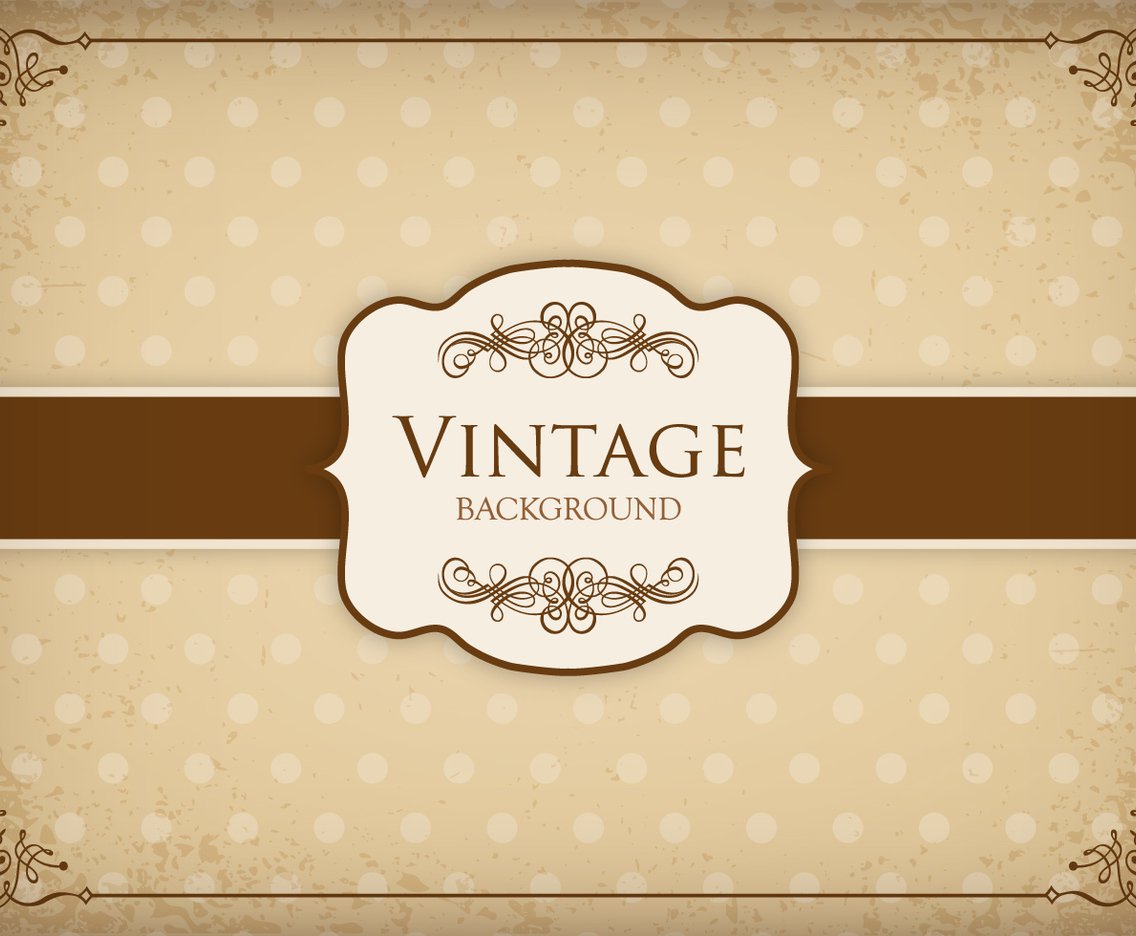 1136x936 Decorative Vintage Background Vector Art Graphics