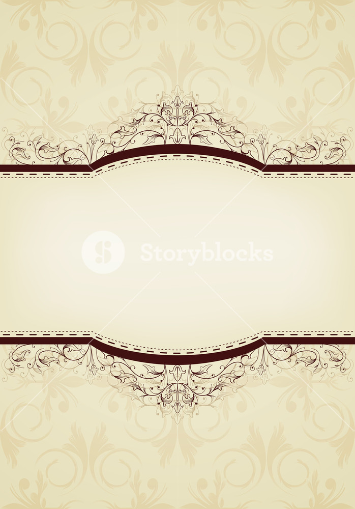 698x1000 Elegant Vintage Background Vector Illustration Royalty Free Stock