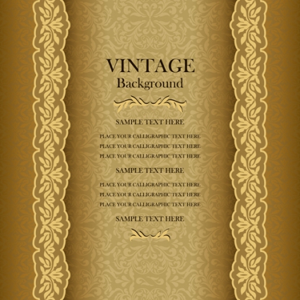 425x425 Luxury Design Vintage Backgrounds Vector Free Vectors Ui Download