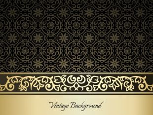 310x233 Black Pattern Vintage Backgrounds Vector Free Vectors Ui Download