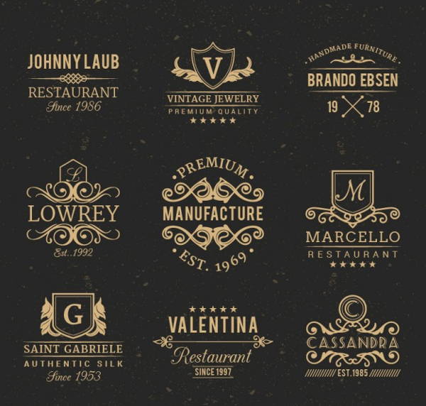 600x572 Badge Vectors