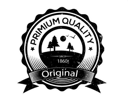 516x413 Free Vintage Premium Quality Badge Vector