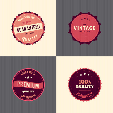 368x368 Retro Badge Vector Free Free Vector Download