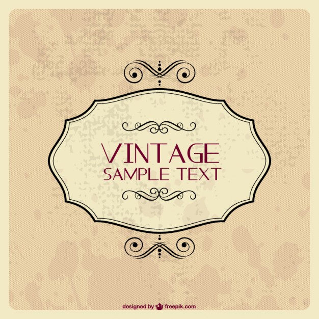 Vintage Banner Background Free Vector 626x626 Vintage Banner Background Free Vector
