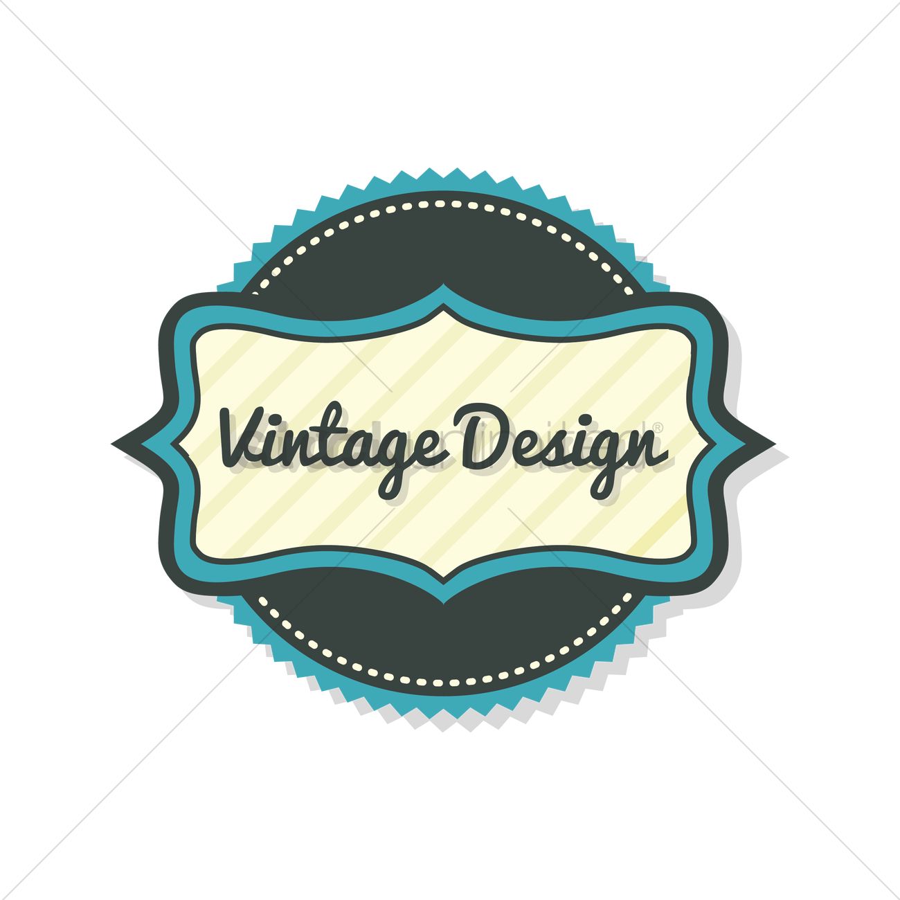 Vintage Banner Vector Image 1300x1300 Vintage Banner Vector Image