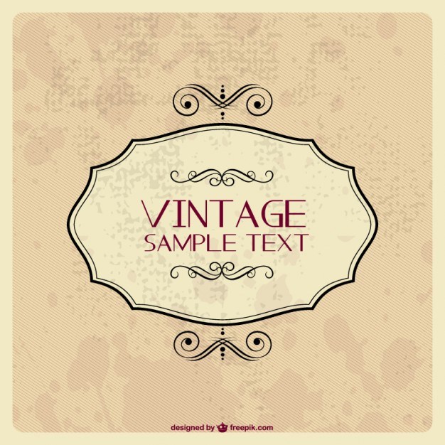 626x626 Vintage Banner Background Free Vector