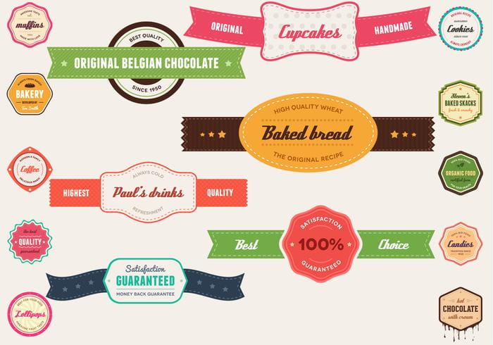 700x490 Vintage Banner And Badge Vector Pack Free Graphics Uihere