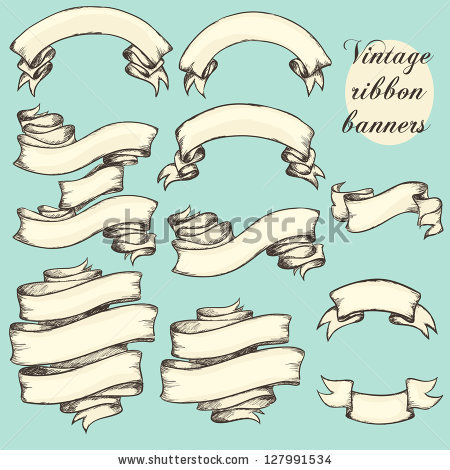 450x470 Vintage Ribbon Logo Free Download Png Files, Free Clip Art