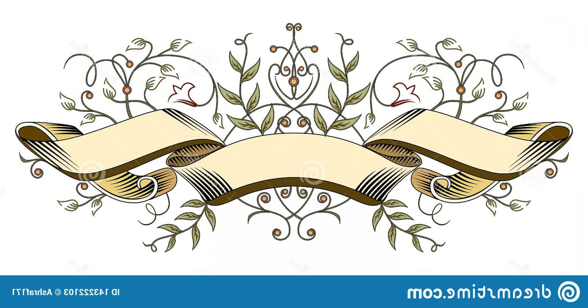 1920x1008 Baroque Frames Decorative Elements Vintage Banner Ribbon Vector