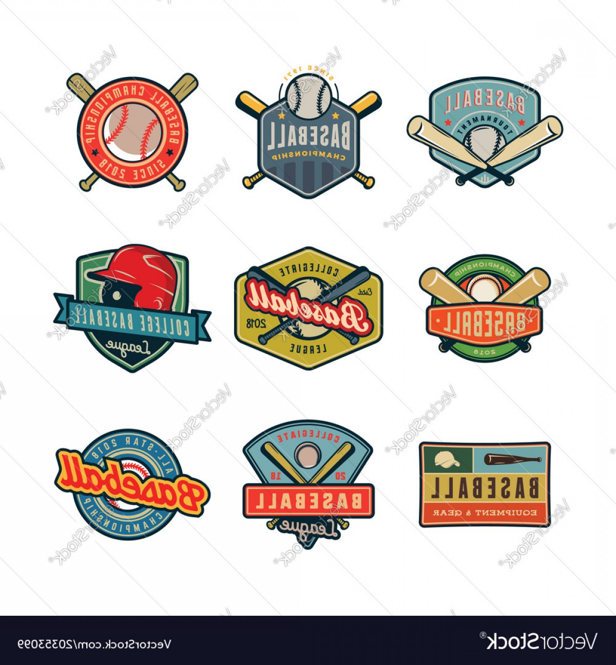 1200x1296 Set Of Vintage Baseball Logos Vector Hoodamathrun