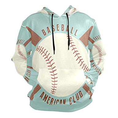 385x385 Vintage Baseball Vector Emblem Hoodie Pullover Hooded Long