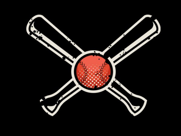 600x450 Vintage Baseball Vector T Shirt