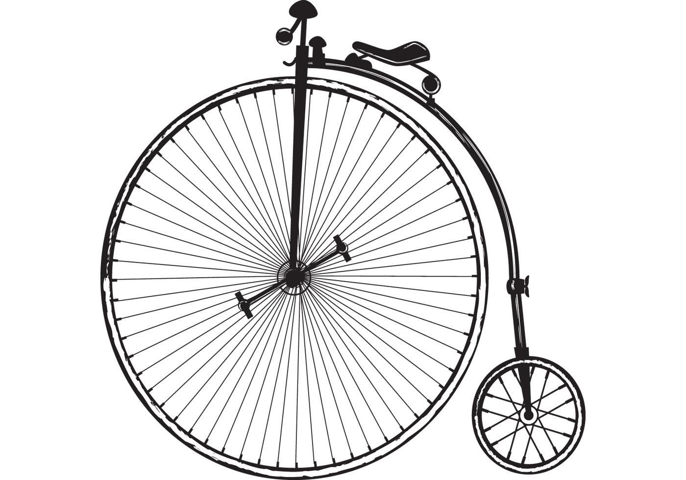 1400x980 Old Fashioned Bicycle Vector Retro Graphics Antique Bicycles