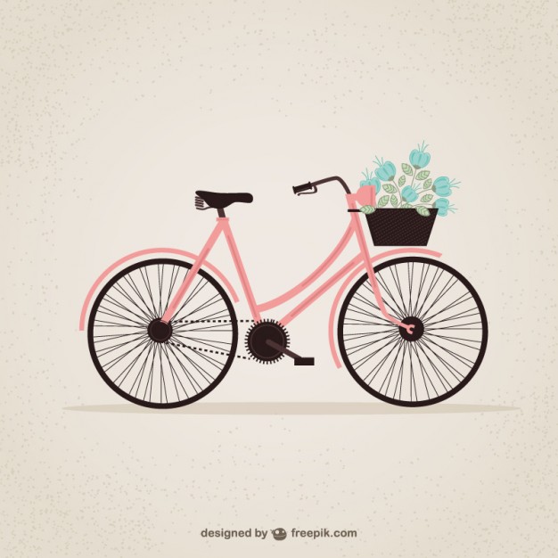 626x626 Retro Bicycle Vector Free Download