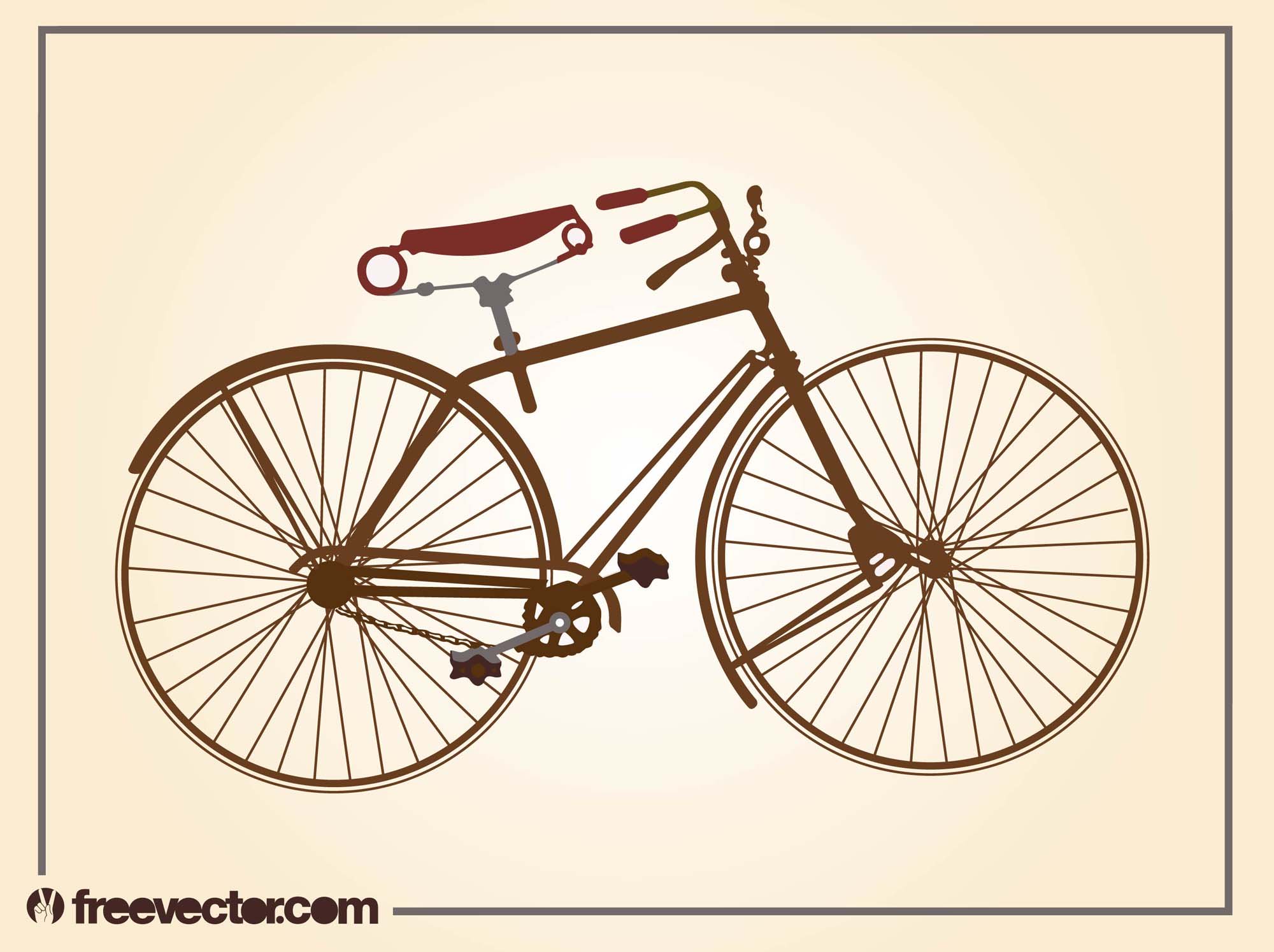 2000x1495 Vintage Bicycle Vector Art Graphics
