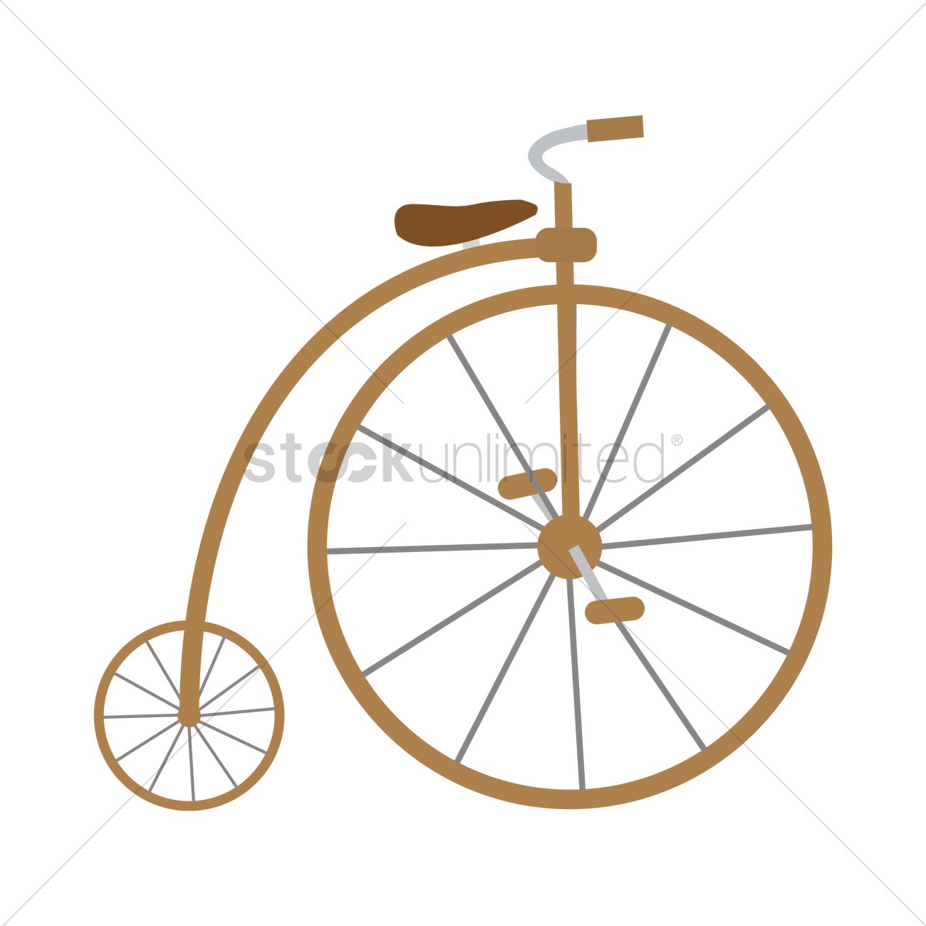 1300x1300 Vintage Bicycle Vector Image