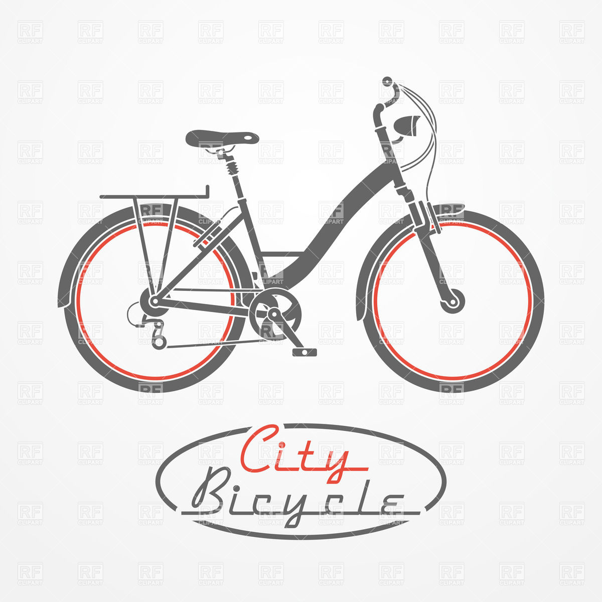 1200x1200 Vintage City Bicycle Vector Image Of Transportation Zage