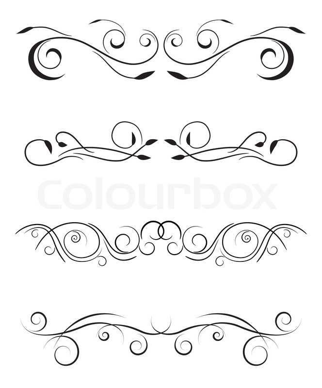 664x800 Vector Vintage Borders Stock Vector Colourbox