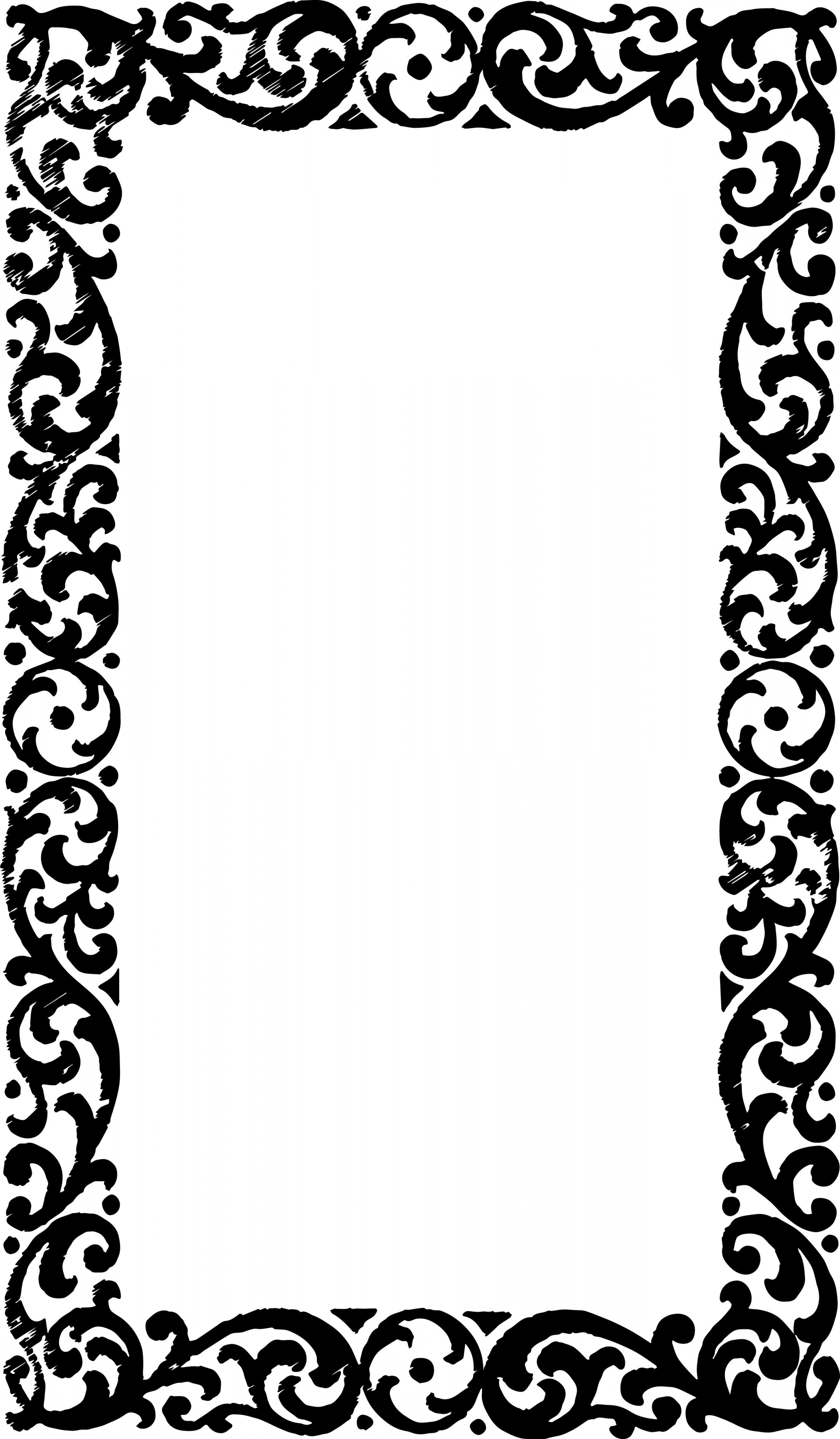 2722x4662 Free Vector Art Clipart Vintage Frame Border Soidergi