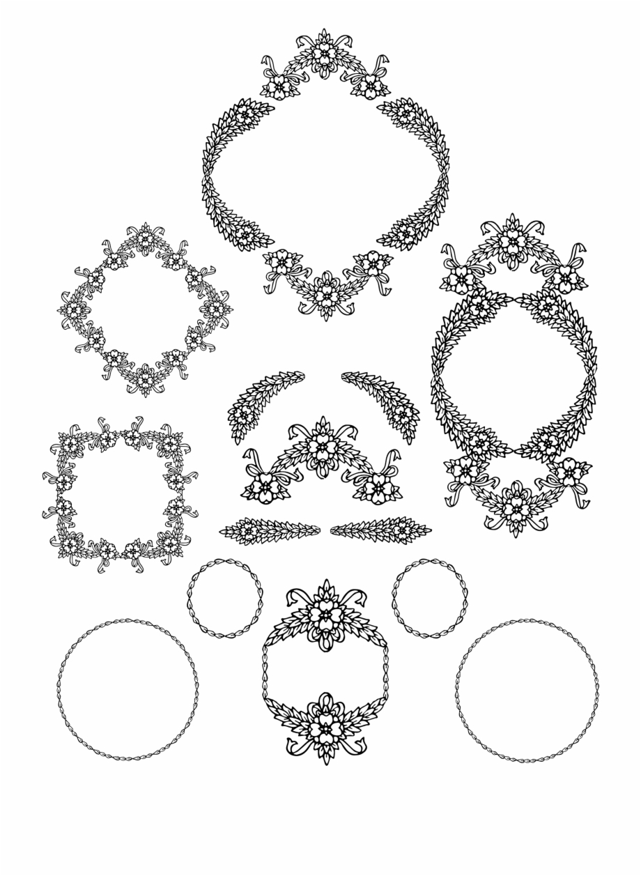 920x1257 Free Vintage Border Png