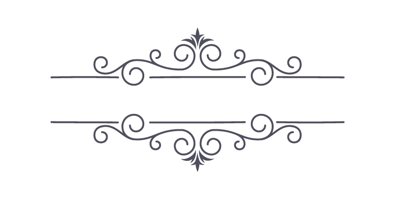 817x408 Free Vintage Border Vector Png
