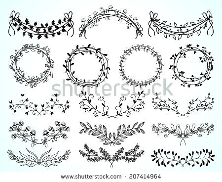 450x368 Free Vector Borders Flowers