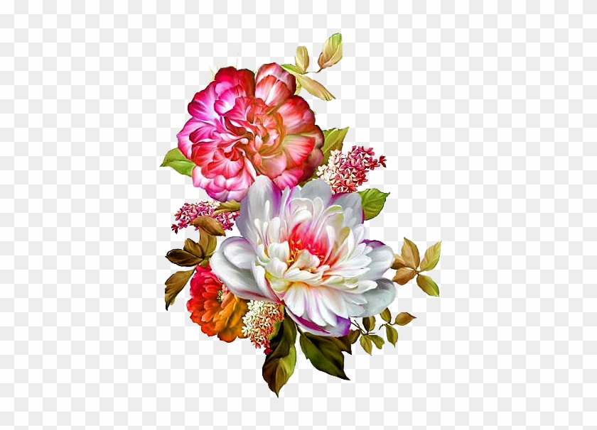 840x606 Botanical Vector Peony